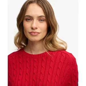 Lässiger Damen-Pullover mit Zopfmuster Superdry image-4