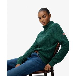 Jersey ample de punto con cuello redondo para mujer Superdry image-2