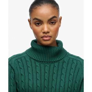 Jersey ample de punto con cuello redondo para mujer Superdry image-4