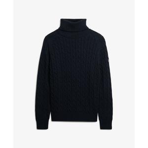 Jersey ample de punto con cuello redondo para mujer Superdry image-0