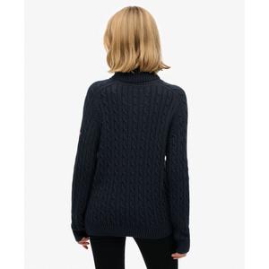 Jersey ample de punto con cuello redondo para mujer Superdry image-2