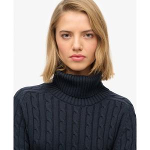 Jersey ample de punto con cuello redondo para mujer Superdry image-3