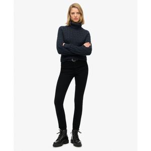 Jersey ample de punto con cuello redondo para mujer Superdry image-5