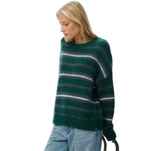 Gestreept geborsteld casual trui voor dames Superdry image-1