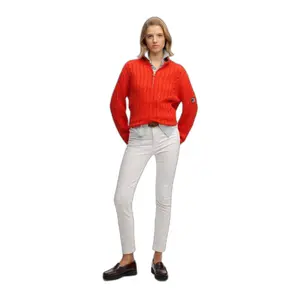 Damen lässiger Strickpullover mit halbem Reißverschluss Superdry image-1