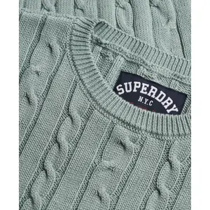 Twisted knit jumper for women Superdry Essentials SD&CO image-1