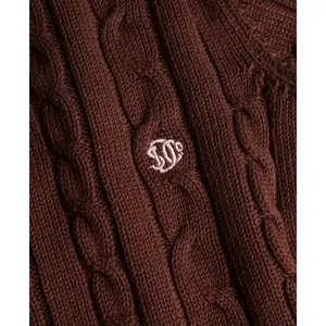 Twisted knit jumper for women Superdry Essentials SD&CO image-1