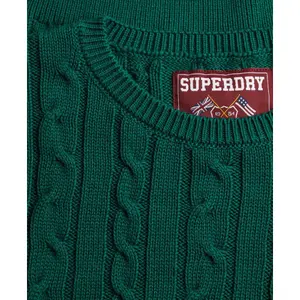 Twisted knit jumper for women Superdry Essentials SD&CO image-1