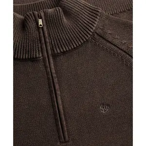 Classic washed half-zip jumper for women Superdry image-1