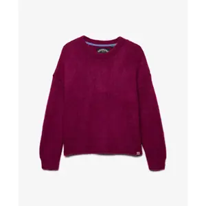 Długi sweter oversize z miękkiej dzianiny damski Superdry image-6