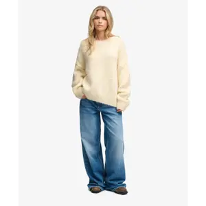 Długi sweter oversize z miękkiej dzianiny damski Superdry image-2