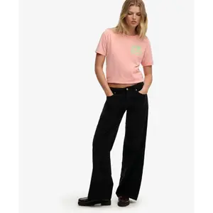 Pantalón de pana baggy mujer Superdry image-1