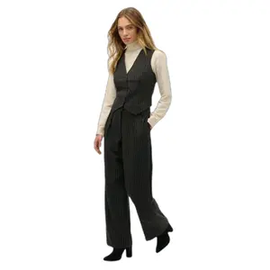 Women’s mid-rise striped trousers Superdry image-0