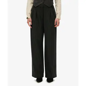 Women’s mid-rise striped trousers Superdry image-3