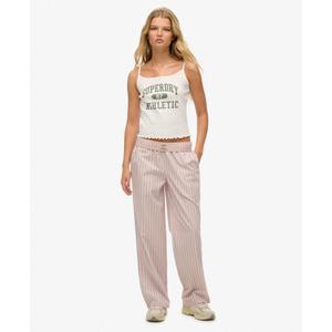 Ekologiska randiga kvinnors byxor med resår. Superdry image-5