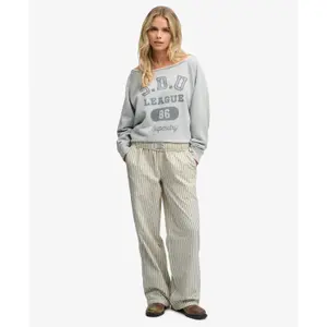 Striped Trousers for women Superdry Bio image-3