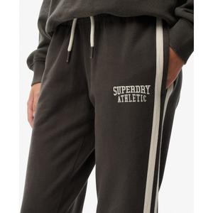 Pantalones de chándal acampanados de rayas para mujer Superdry Athletic image-6