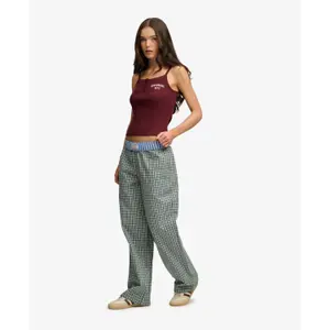 Women's Trousers Superdry Mini Check image-4