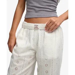 Pantalones de bordado inglês mulher Superdry image-1