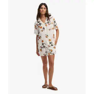 Printed cotton shorts for women Superdry image-2