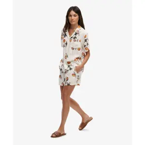 Printed cotton shorts for women Superdry image-5