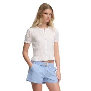 Short a quadri in cotone donna Superdry image-2