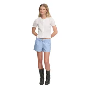 Short a quadri in cotone donna Superdry image-1