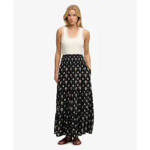 Long printed skirt for women Superdry image-1