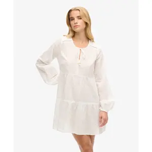 Korte jurk met lange mouwen voor vrouwen Superdry Ibiza image-1