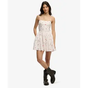 Vestido mini corset con tirantes para mujer Superdry image-1
