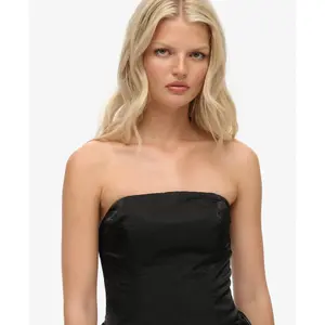 Mini bandeau dress with puffed skirt for women Superdry image-6