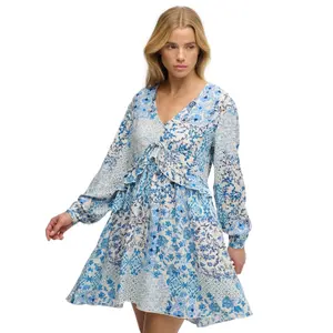 Women’s woven ruffle mini dress Superdry image-0