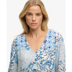 Women’s woven ruffle mini dress Superdry image-5