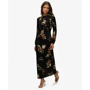 Women's jacquard long dress Superdry image-2