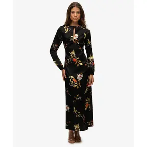 Women's jacquard long dress Superdry image-1