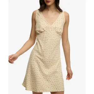 Printed Heart Neck Dress Women Superdry image-1