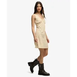 Printed Heart Neck Dress Women Superdry image-2