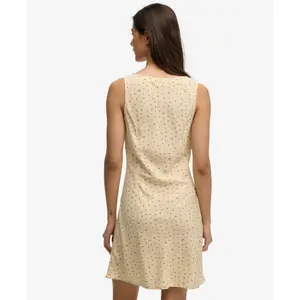 Printed Heart Neck Dress Women Superdry image-4