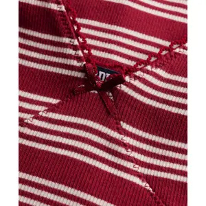 Long jersey dress for women Superdry stripe image-4