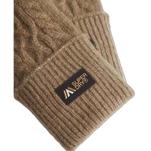 Gants chauffe mains femme Superdry Cable Luxe