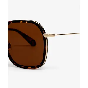 Óculos de sol de armação metálica para mulher Superdry image-3