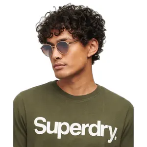 Round Metal Sunglasses for Women Superdry SDR image-1
