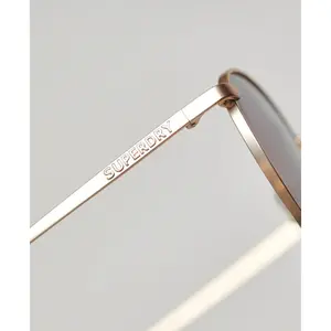 Round Metal Sunglasses for Women Superdry SDR image-3