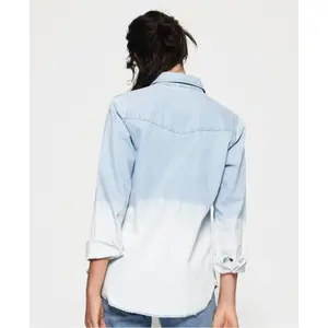 Women's denim shirt Superdry Western image-4