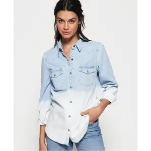 Women's denim shirt Superdry Western image-1