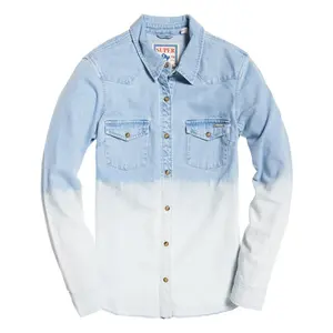 Women's denim shirt Superdry Western image-0