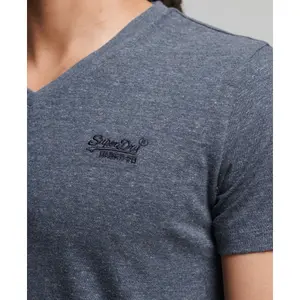 T-Shirt mit V-Ausschnitt aus Bio-Baumwolle Superdry image-2