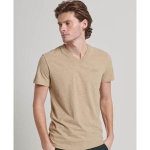 Camiseta orgánico con cuello de pico Superdry Essential image-1