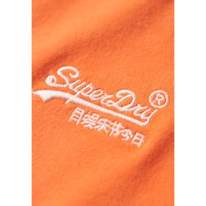 Camiseta de algodón orgánico con cuello de pico y logotipo Superdry Essential image-4