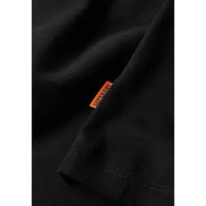 V-neck T-shirt with embroidered logo in organic cotton Superdry image-5